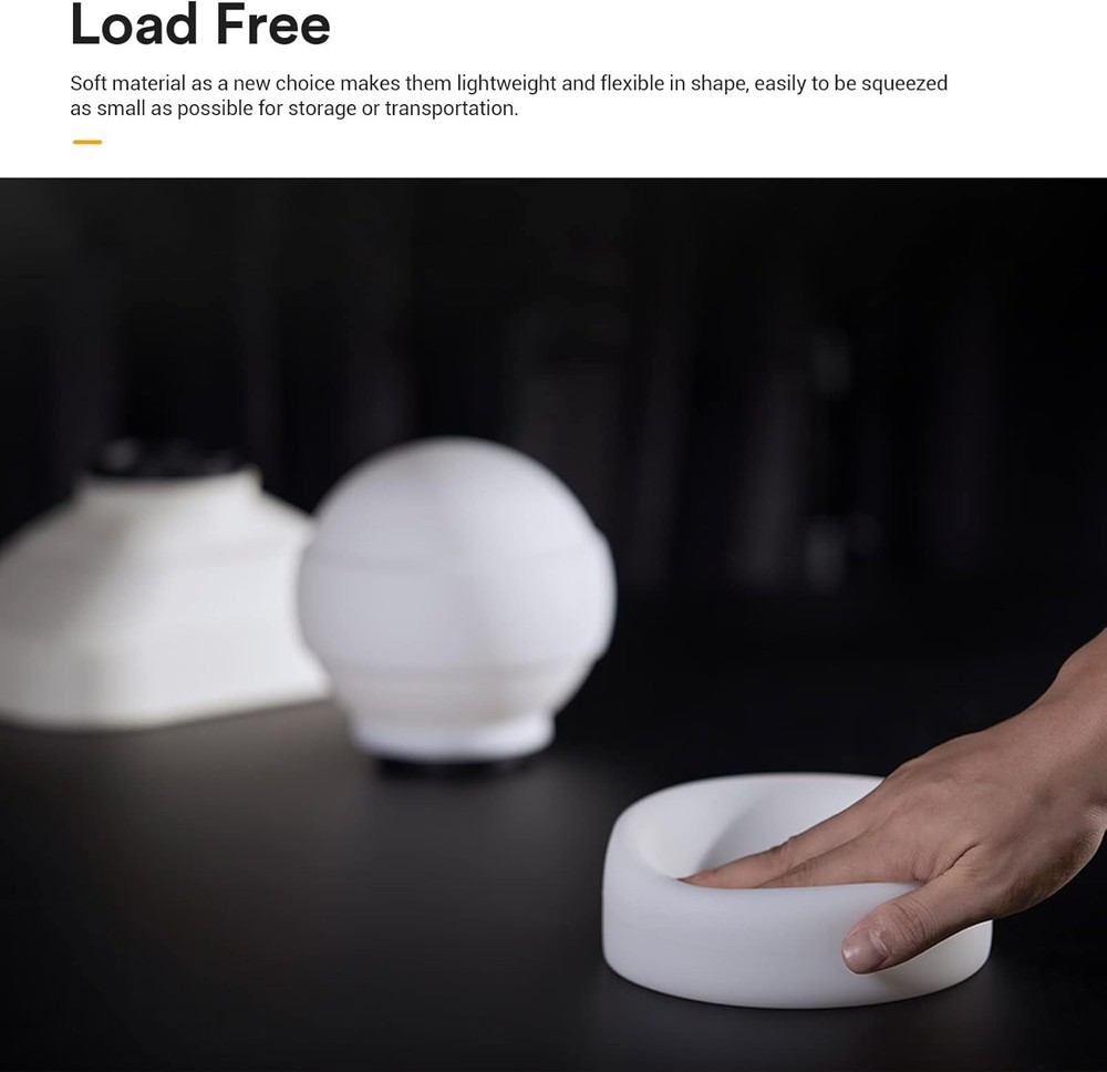 Flexible ML-CD15 Diffusion Dome with Adapters for Round and Square Flash Models