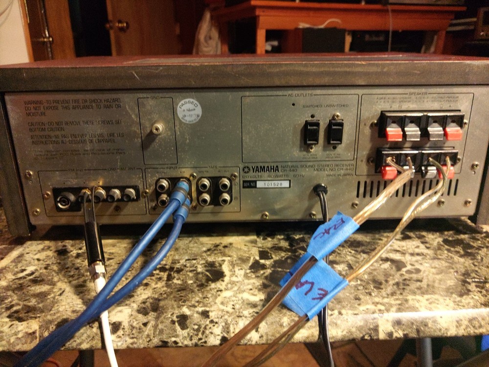 YAMAHA CR440 RECEIVER*NICE* Fully Functioning - Relamped - Controls cleaned.