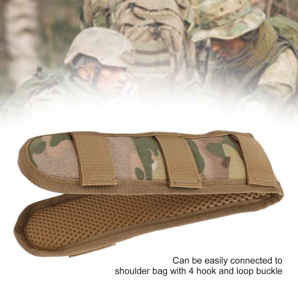 (Camouflage)Molle Strap Shoulder Strap Paddinging Pad Detachable FF