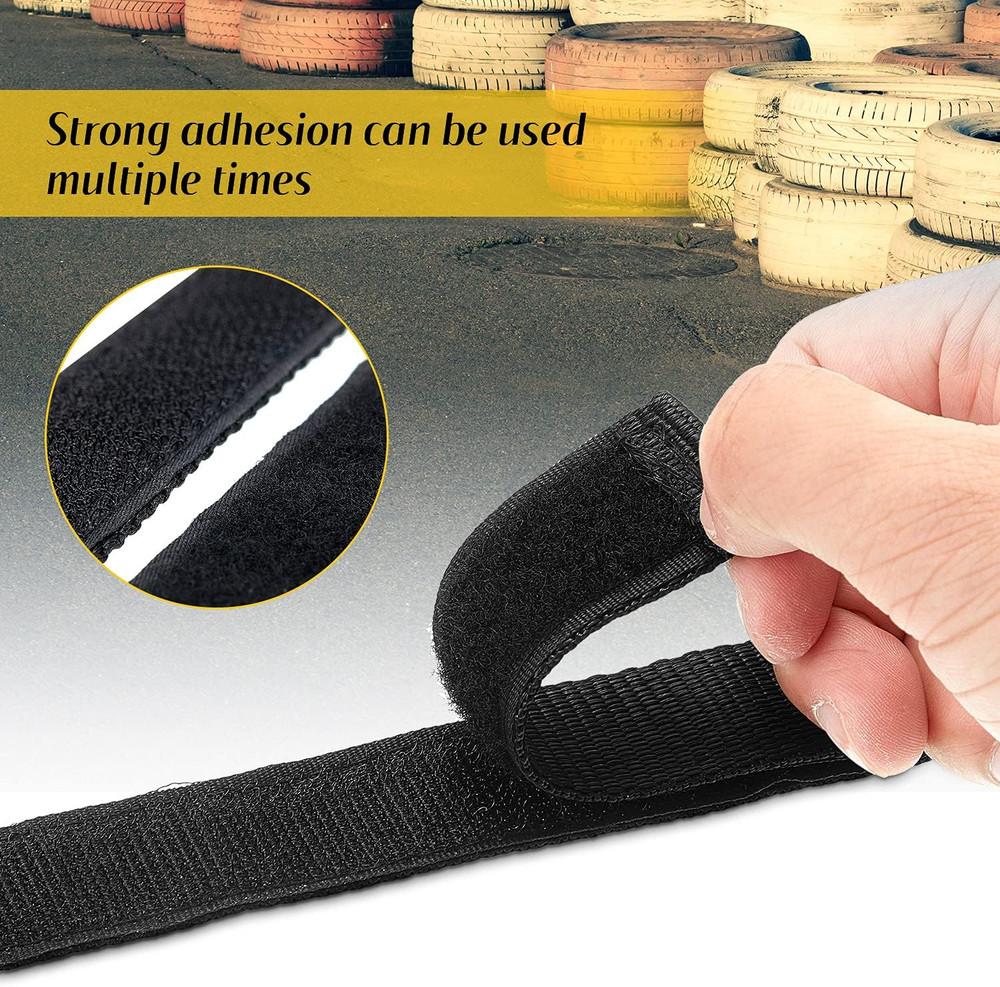 8 Pieces Adjustable Hoverboard Replacement Straps Hook and Loop Fastening Hoverb