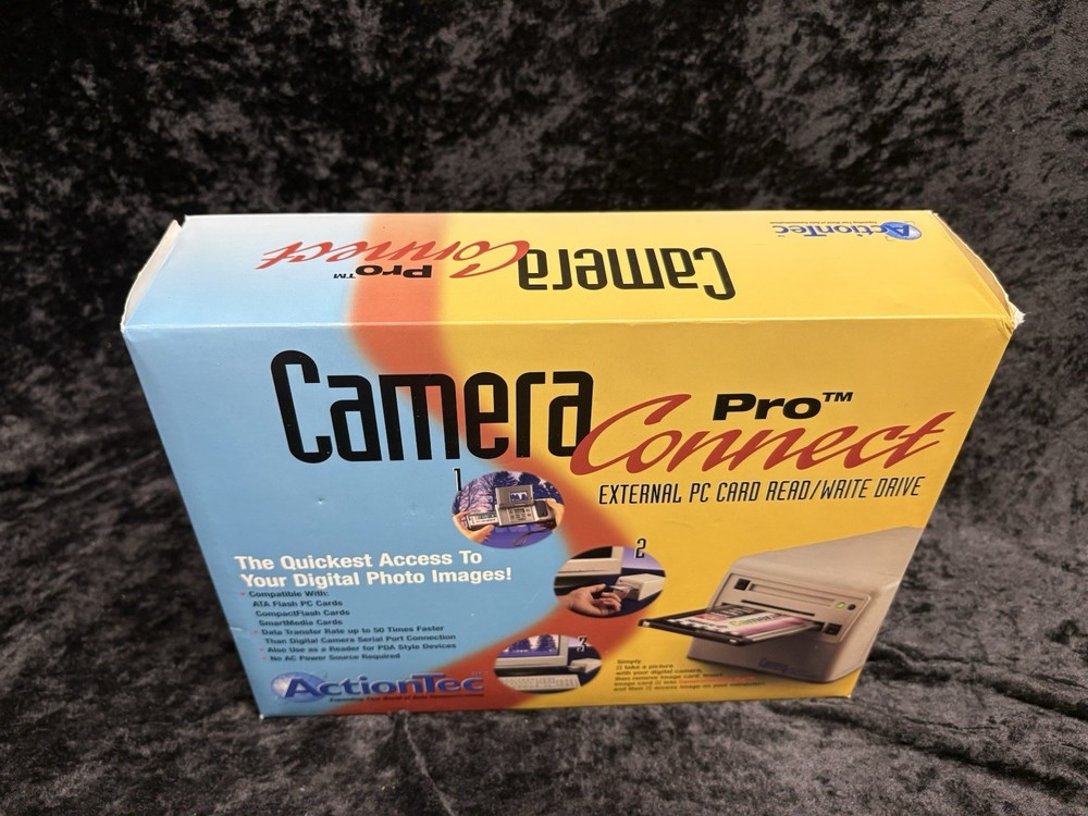ActionTec CameraConnect Pro External PC Card Read and Write Drive