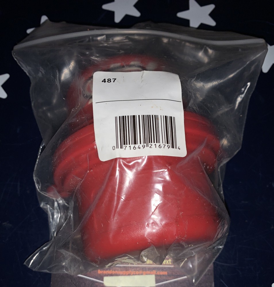MASTER LOCK 487 Plug Lockout RED Shackle
