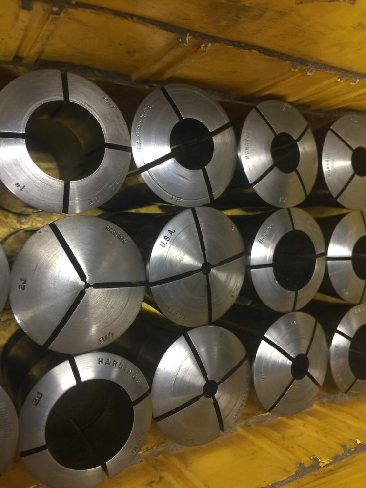 HARDINGE 2J COLLETS - DROP DOWN LIST FULL SIZE RUN & HEX COLLETS