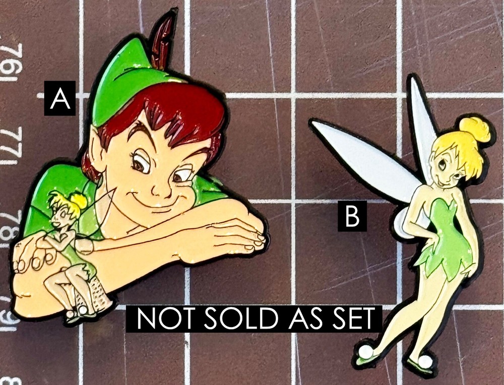 Peter Pan Enamel Pins (Not sold as sets)
