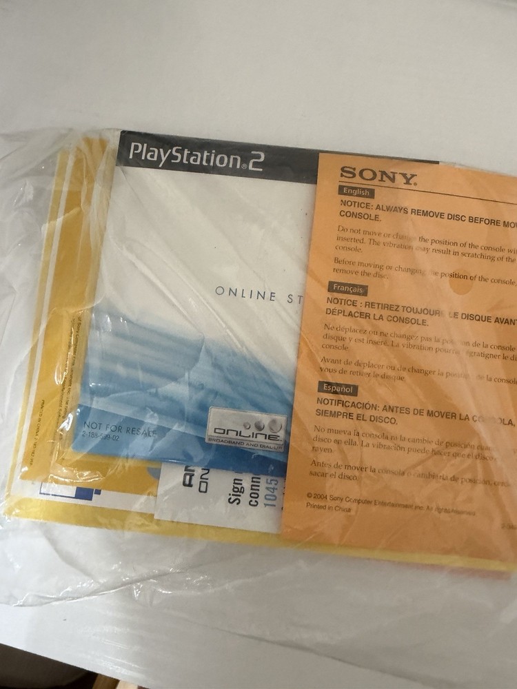 PS2 Slim Box and Manual Only