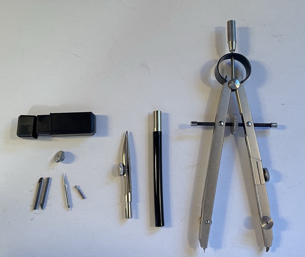 Staedtler Mars-Masterbow Drawing Drafting Compass Instrument Set. Germany. New.