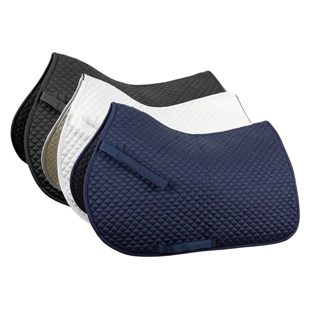 BACK ON TRACK Mathilda All Purpose Navy Saddle Pad (23470303)