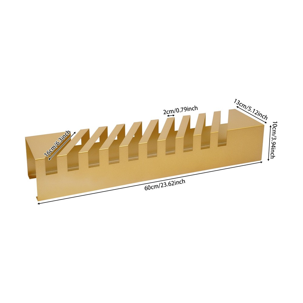 Small Tile Display Rack, Countertop 10 Slots Tile Display Stand, Tile Display