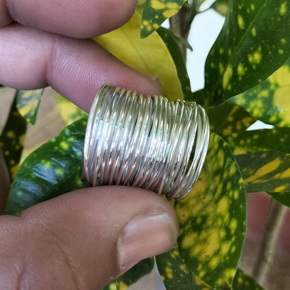 Solid 925 Sterling Silver Band & Statement Ring Handmade Ring All Size