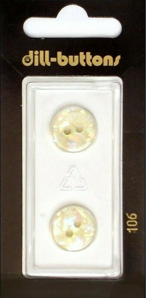 Dill Buttons ~ (0106) - 9/16" - 2 ct