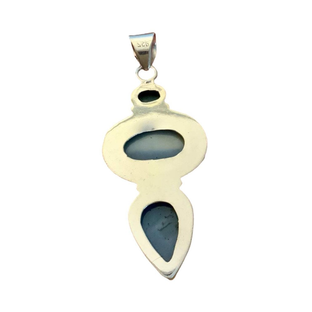 Owyhee Opal Solid 925 Sterling Silver Pendant