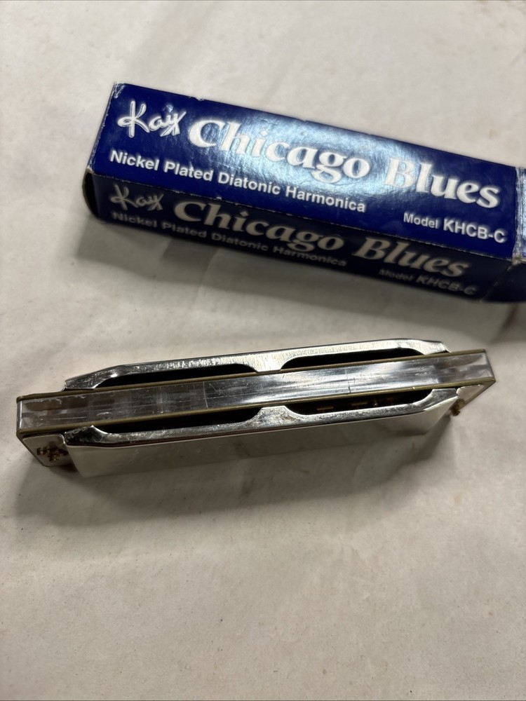 Chicago Blues Harmonica Model KHCB-C In Original Box