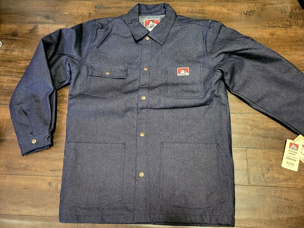 Ben Davis The Original Front Snap Jacket Indigo Denim