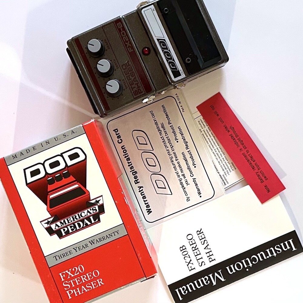 DOD (DigiTech) FX20-B Stereo Phaser Guitar Effects Pedal **INCLUDES BOX**