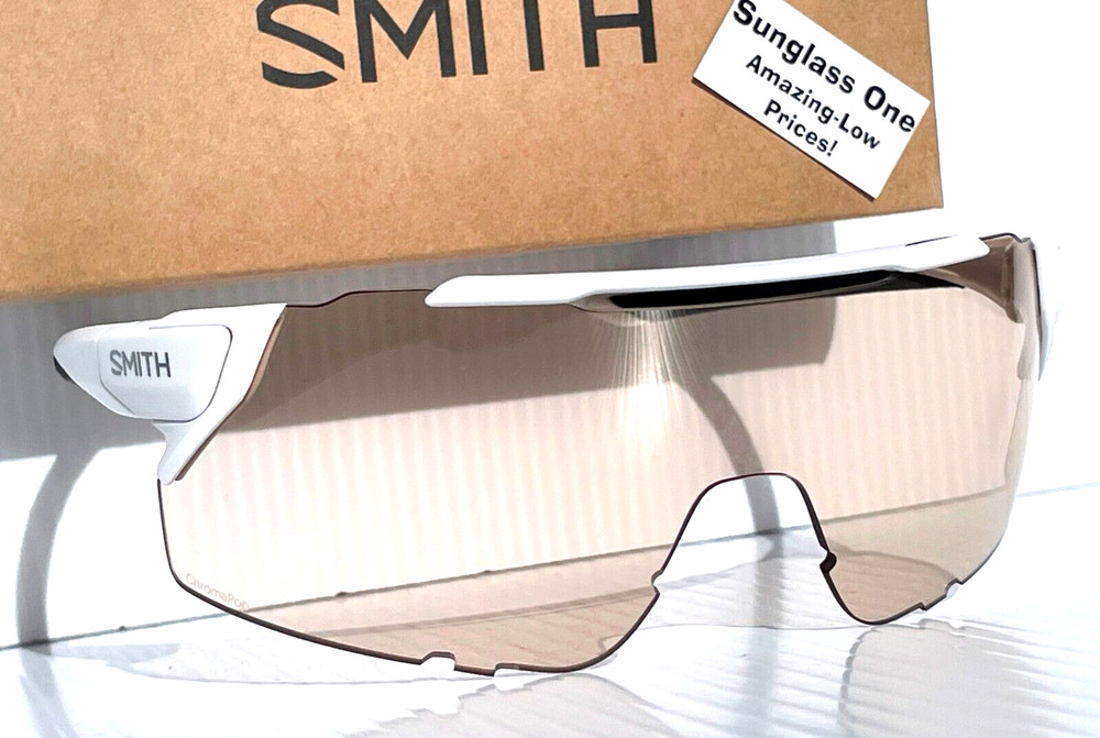 Smith Optics ATTACK MTB Matte White Low Light 2 Lens w Black Sunglass