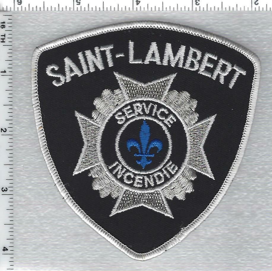 Saint-Lambert Fire Department (Quebec, Canada) Shoulder Patch