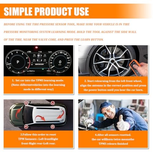 TPMS Relearn Tool for GM Tire Sensor, TPMS Programming Tool, EL-50448 OEC T5