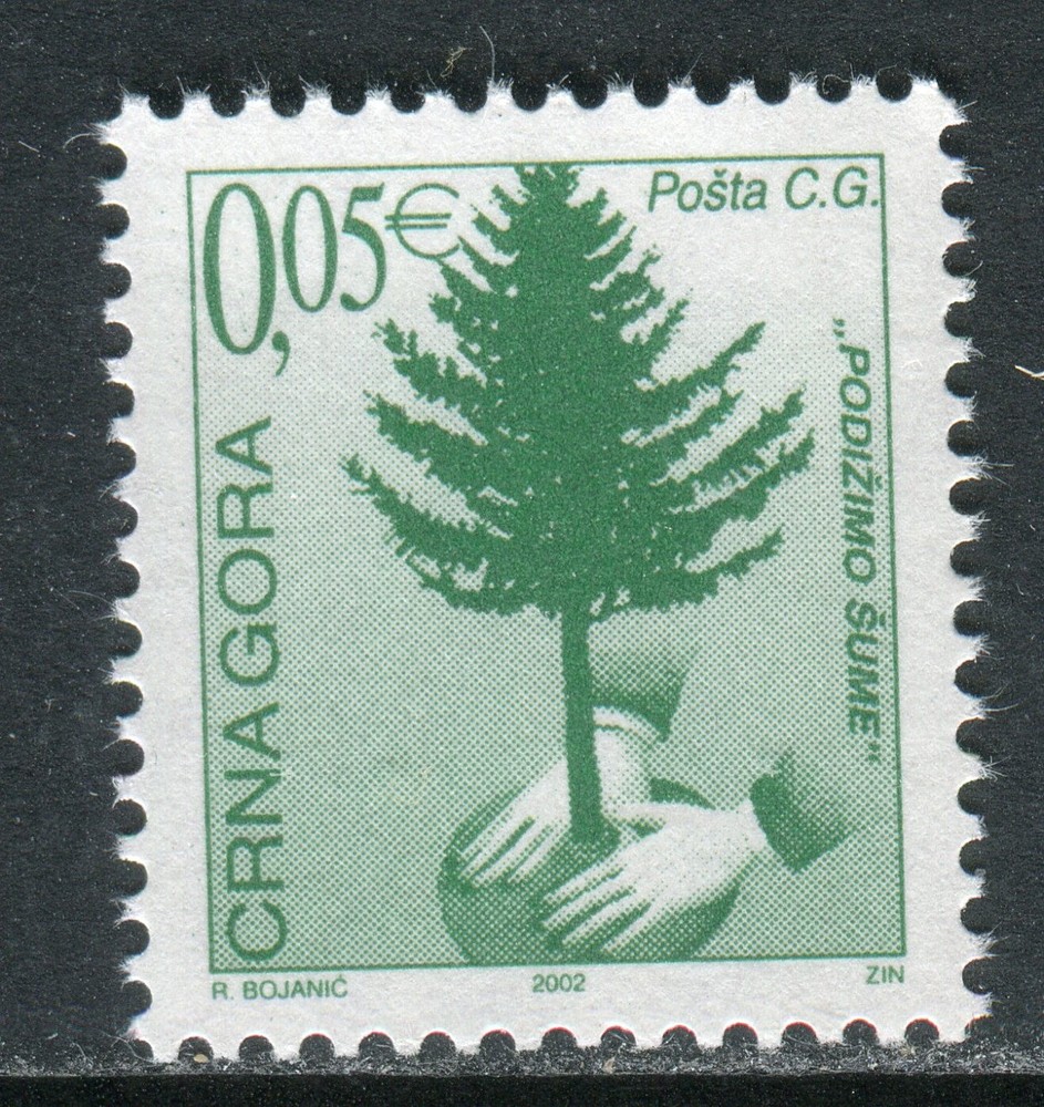 009 - MONTENEGRO 2002 - Forest Protective - MNH Set