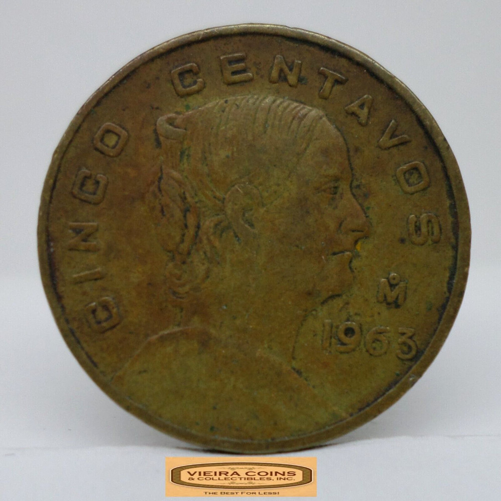1963-Mo Mexico 5 Centavos - #C45706NQ