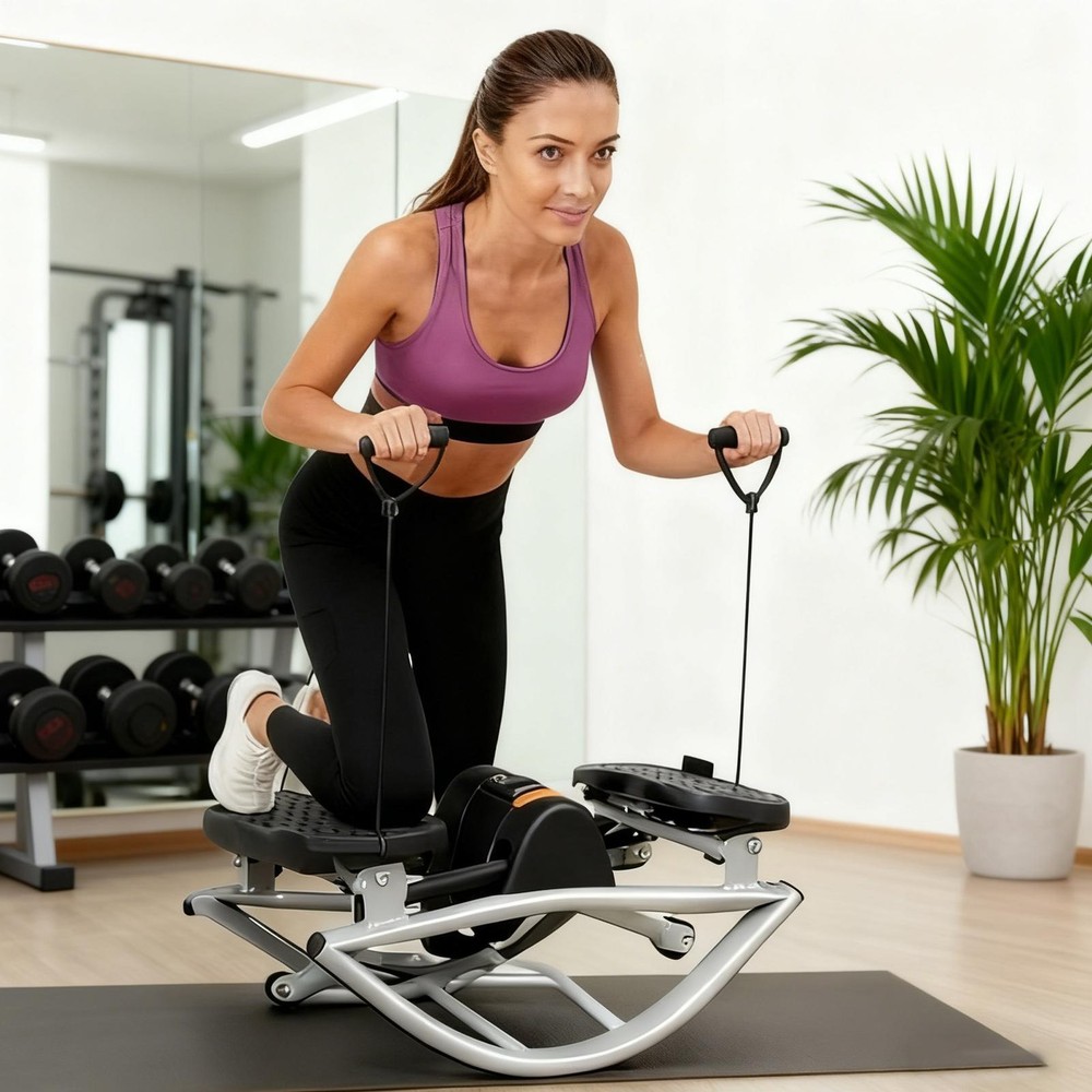 Rock Stepper Workout Exercise Equipment for Legs Glutes Low-Shock