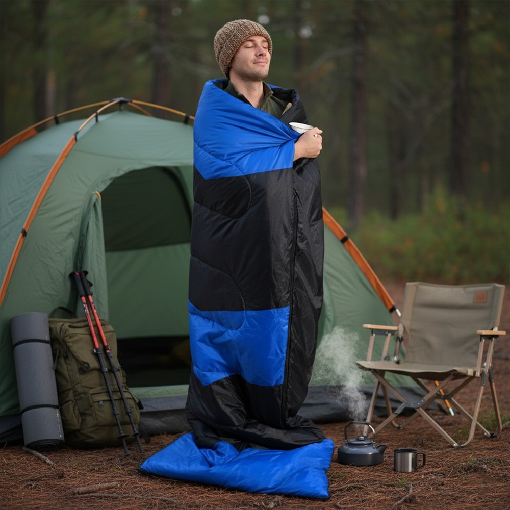Lightweight Sleeping Bag for Backpacking, Hiking, Waterproof Compact Envelope