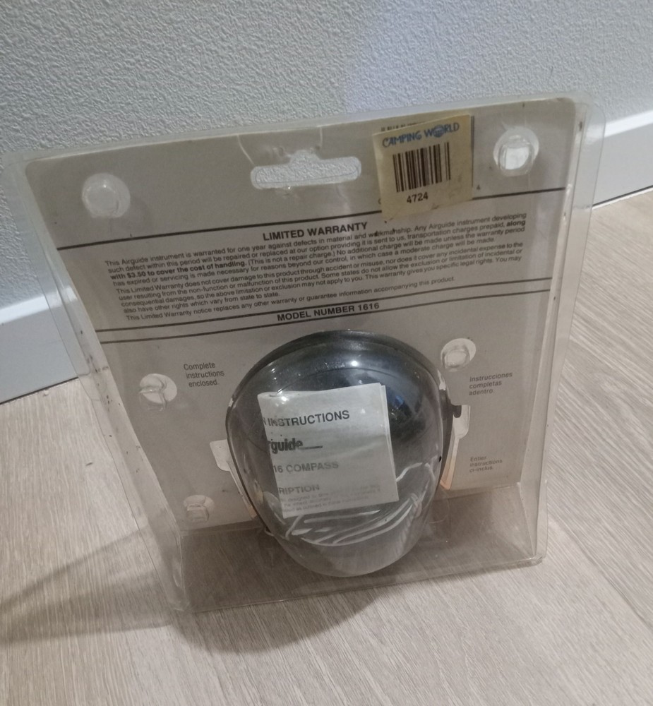 Vintage Airguide Model 1616 Marine Compass