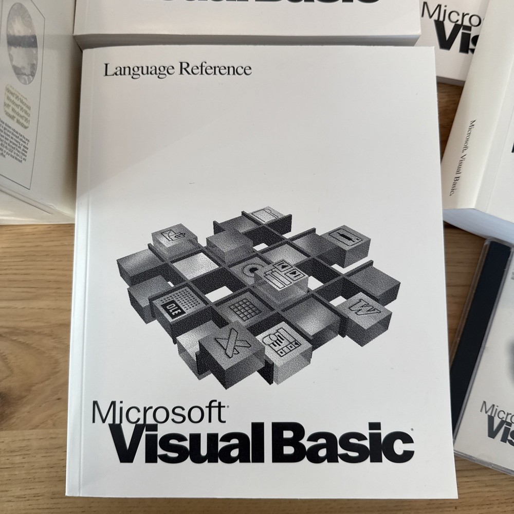 Microsoft Visual Basic Professional Edition Version 4.0 Windows 95 NT Books Only