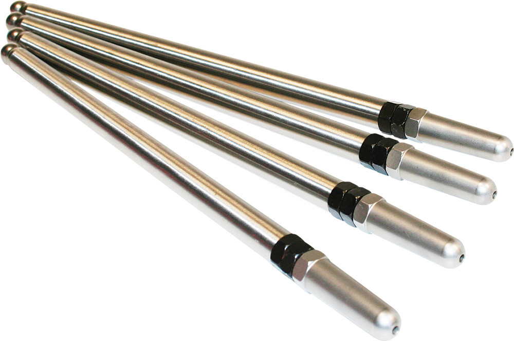 Feuling Race Steel Adjustable Pushrods 4pc for Harley Disc Glide 84