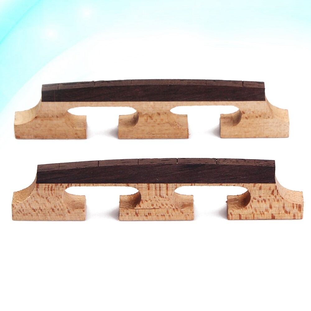 2 PCS guitar bridge Guitar Bridge Banjo Bridge 4 String Violin Bridge