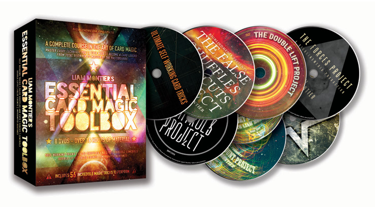 BIGBLINDMEDIA Presents Liam Montier's Essential Card Magic Toolbox (8 DVD set)