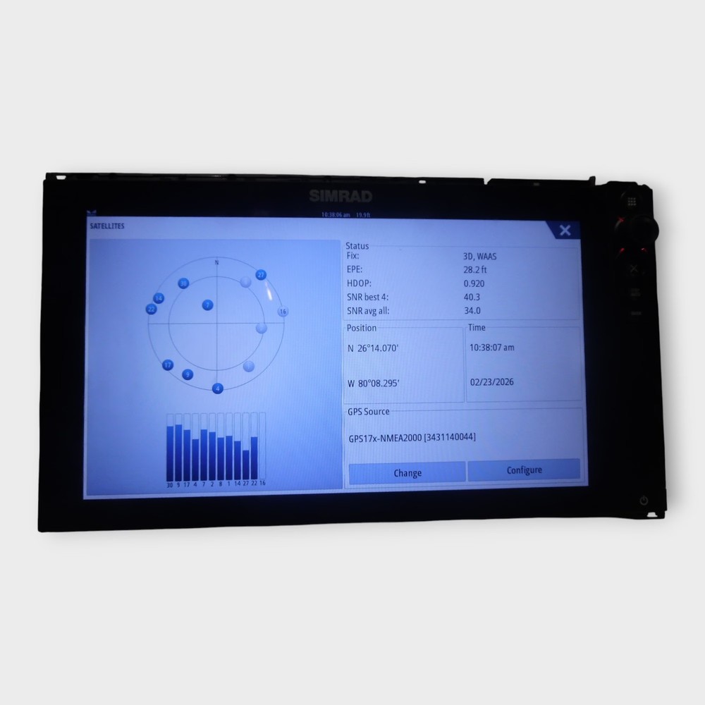 Simrad/NSS16 Evo2 16" Multifunction Display MFD Chartplotter (Tested Good)