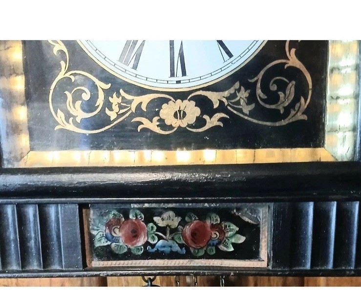 Antique, Black Forest Clock.