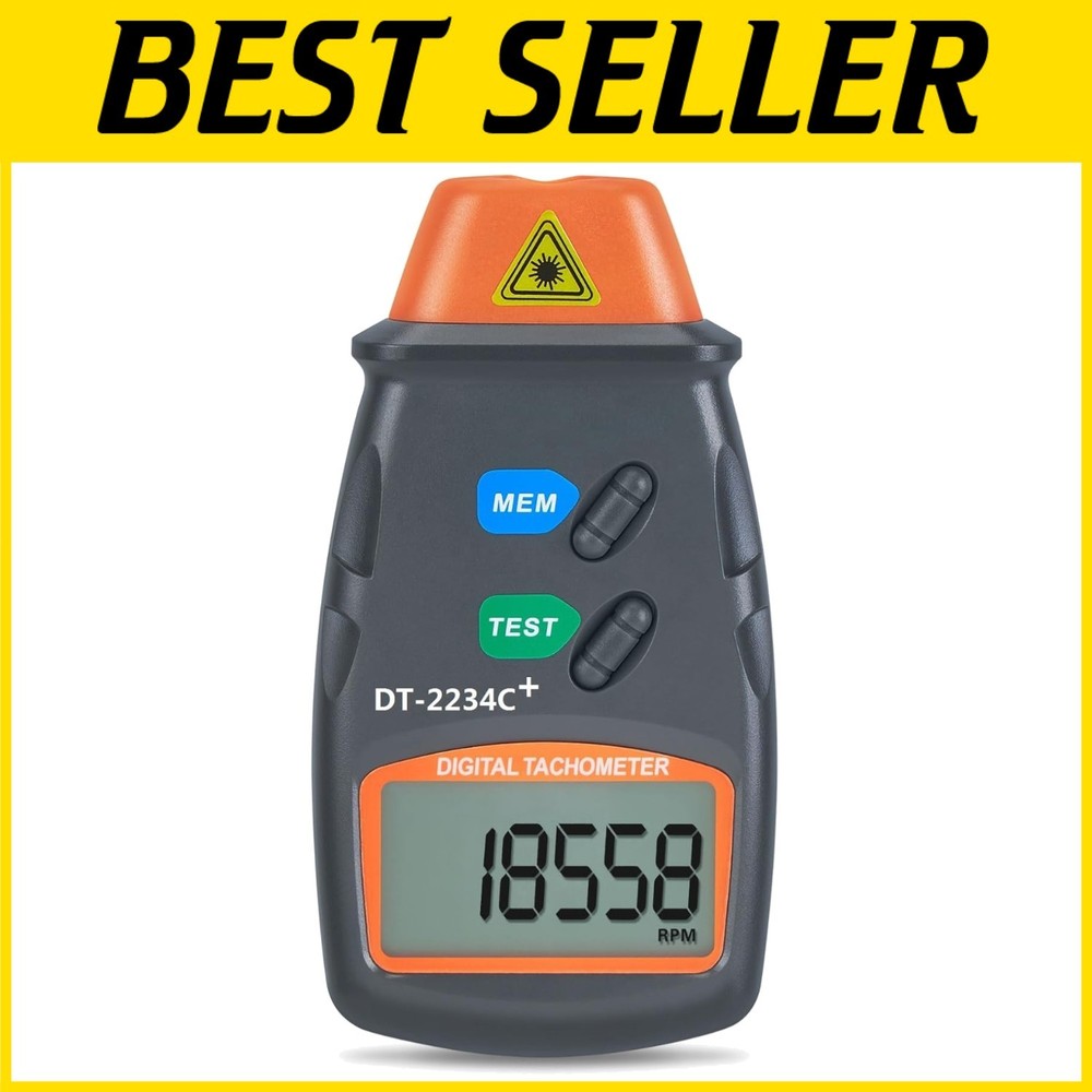 Professional Non-Contact RPM Tachometer Tool