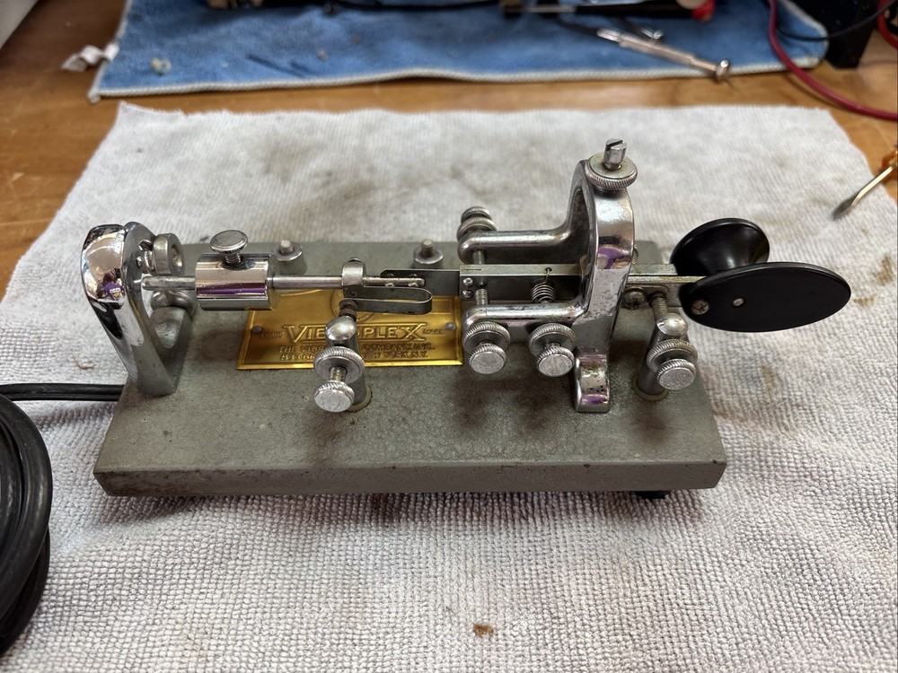 Vibroplex Key Telegraph Morse Code Ham Radio