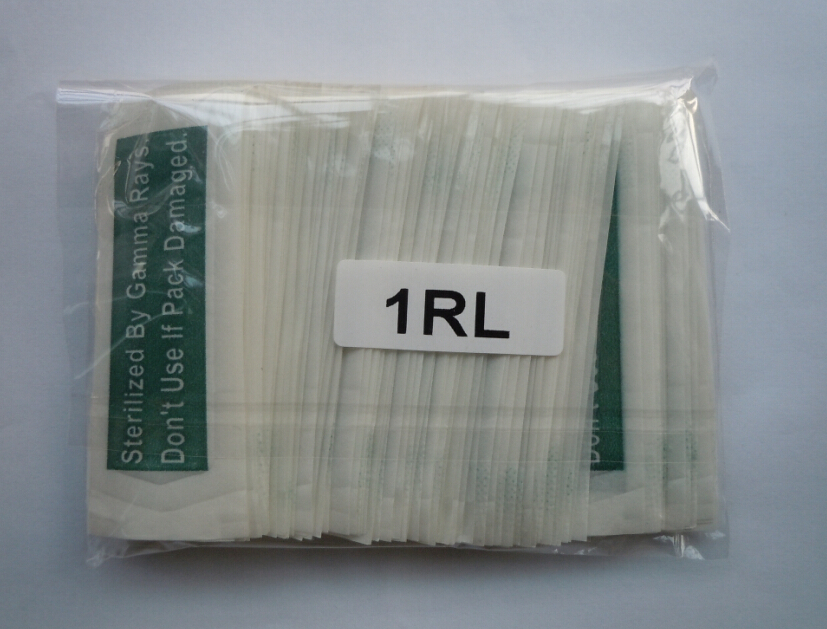 100pcs 1R tattoo permanent makeup machine pen needle for eyebrow lip set kit