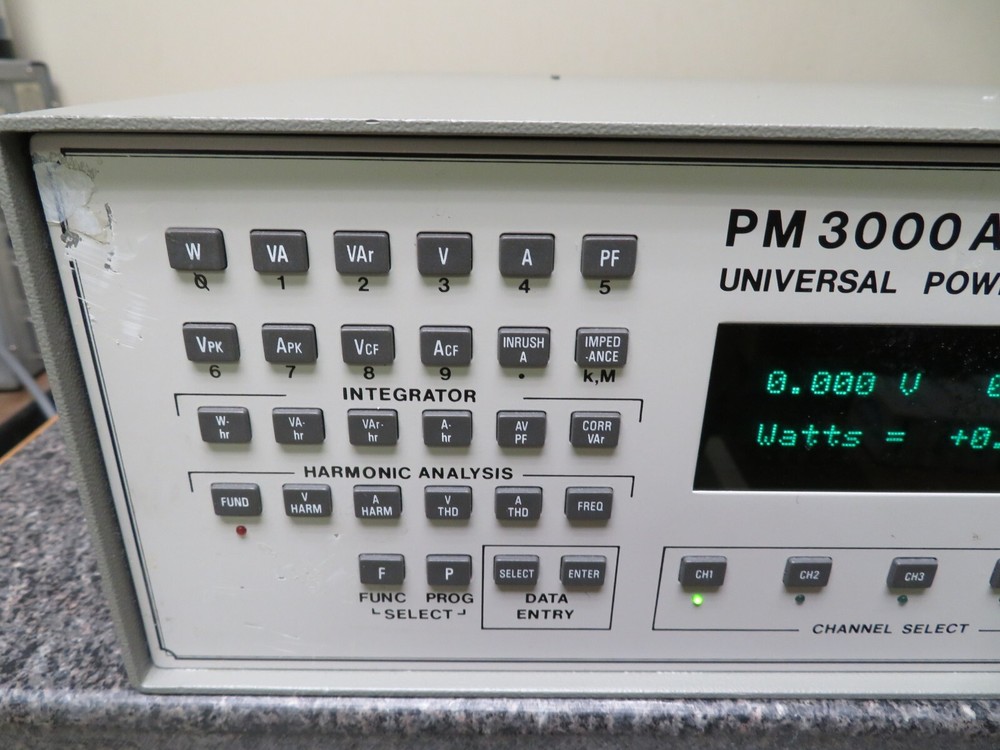 Voltech PM3000 Three Phase Power Analyzer PN40