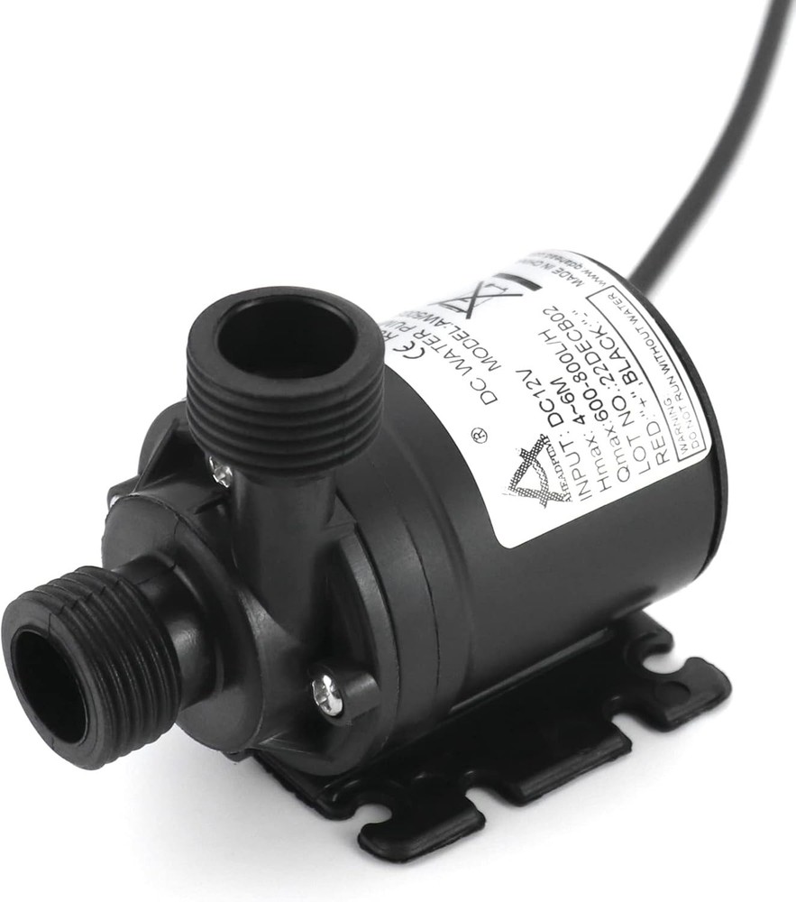 Efficient 800 L/H DC 12V Brushless Pump for Solar & Water Circulation Systems