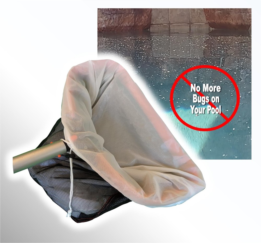 Ultra Fine Mesh Pool Skimmer Insert | Collects Sand Pollen Tree Dust Tiny