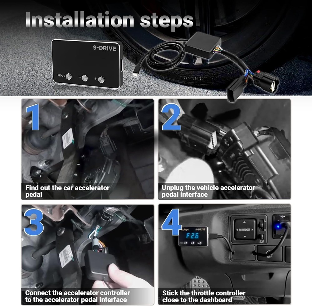 Throttle Response Controller 9 Drive Mode, 9 Drive Throttle Controller Automo...