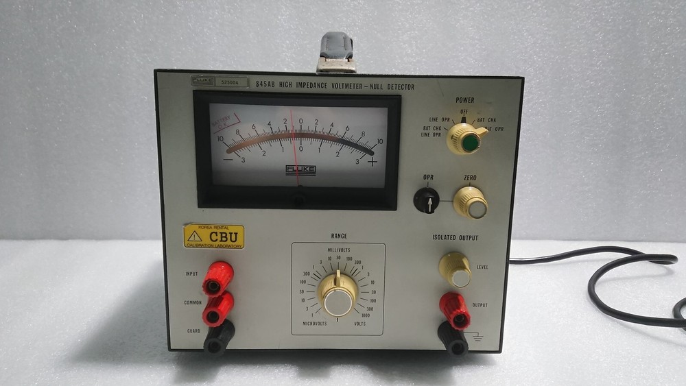 [Used] FLUKE / 845AB / HIGH IMPEDANCE VOLTMETER - NULL DETECTOR