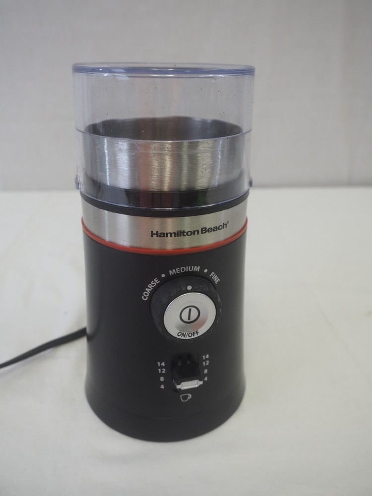Hamilton Beach Coffee Grinder/Custom Grind-3 Stage w/4 Setting 4 to 15 cups