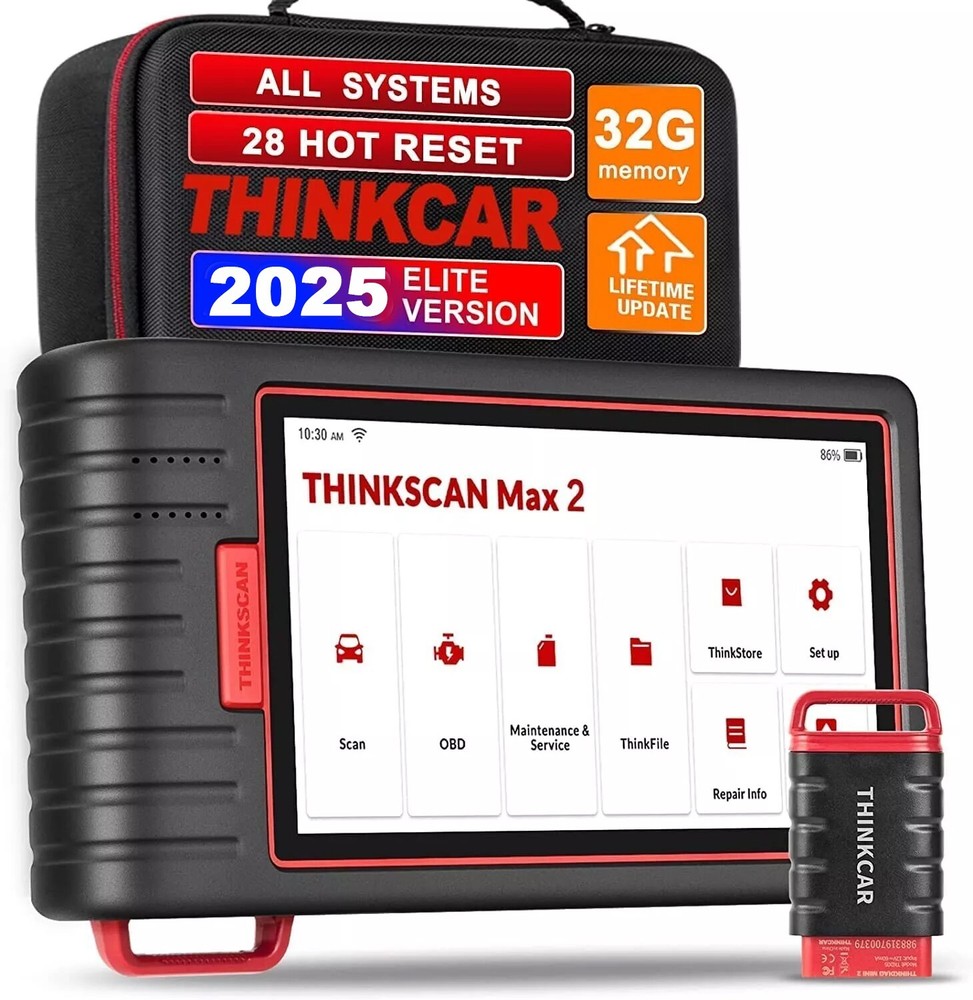 Thinkscan Max 2 Car OBD2 Scanner Diagnostic Tool All System Scanner CANFD For GM