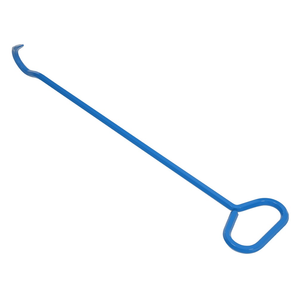 2PCS J-Shaped Versatile Lifting Hooks, Blue Tool Hook, Manhole Cover Hook Tool
