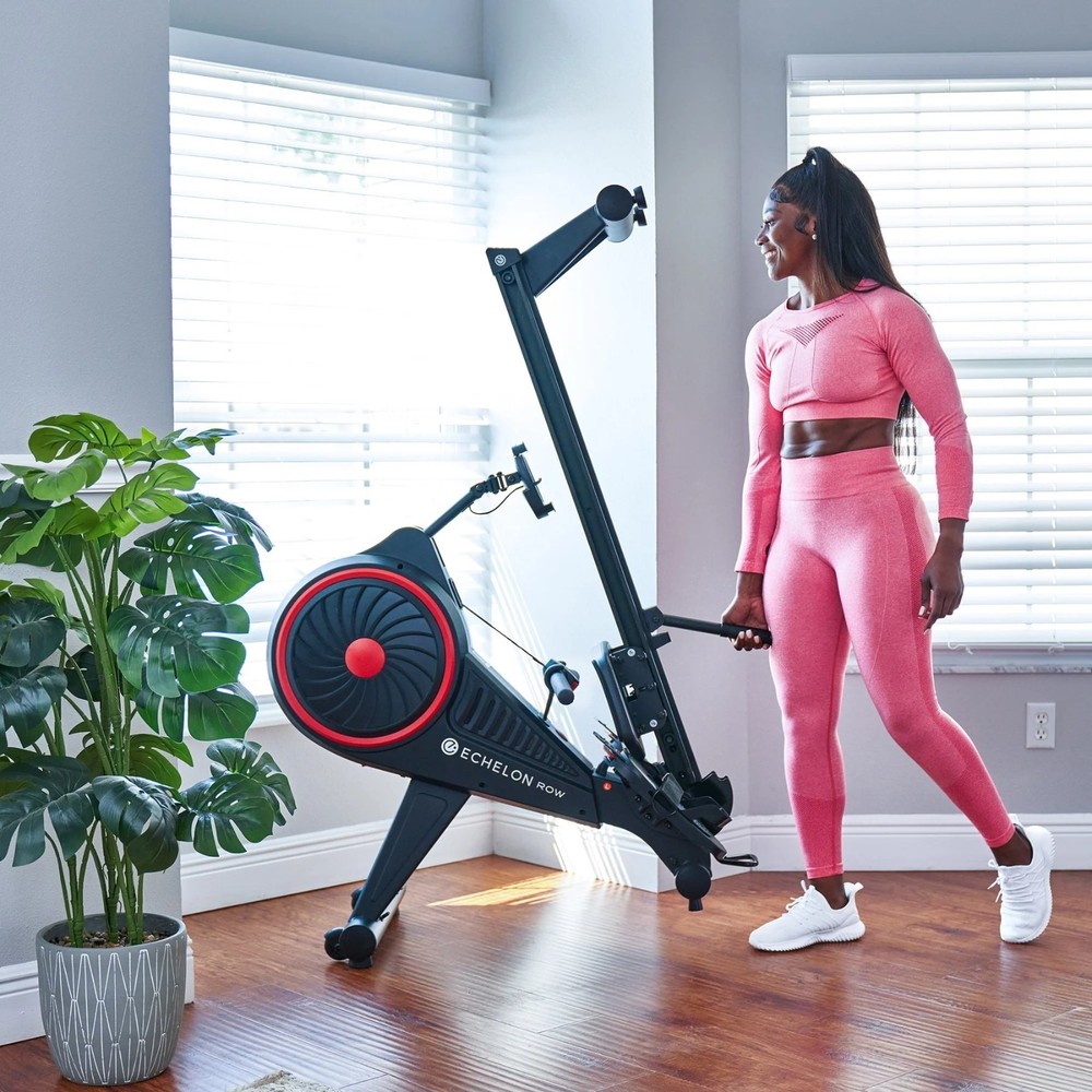 Echelon Row-S Indoor Rowing Machine with Rotating HD Touchscreen