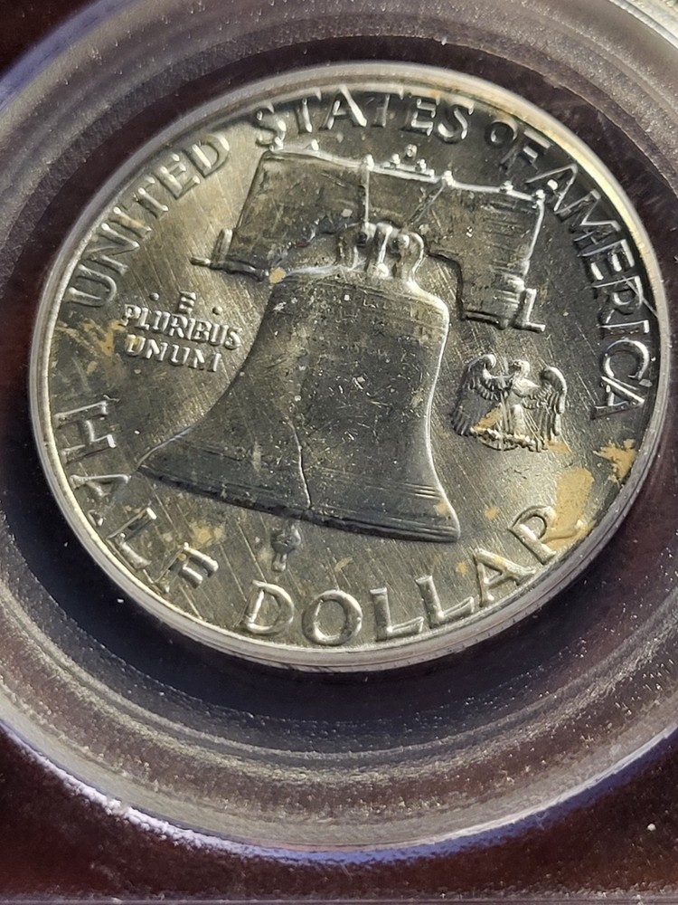 1963 D Franklin Silver Half Dollar, PCGS MS 65, Denver inv04 g159