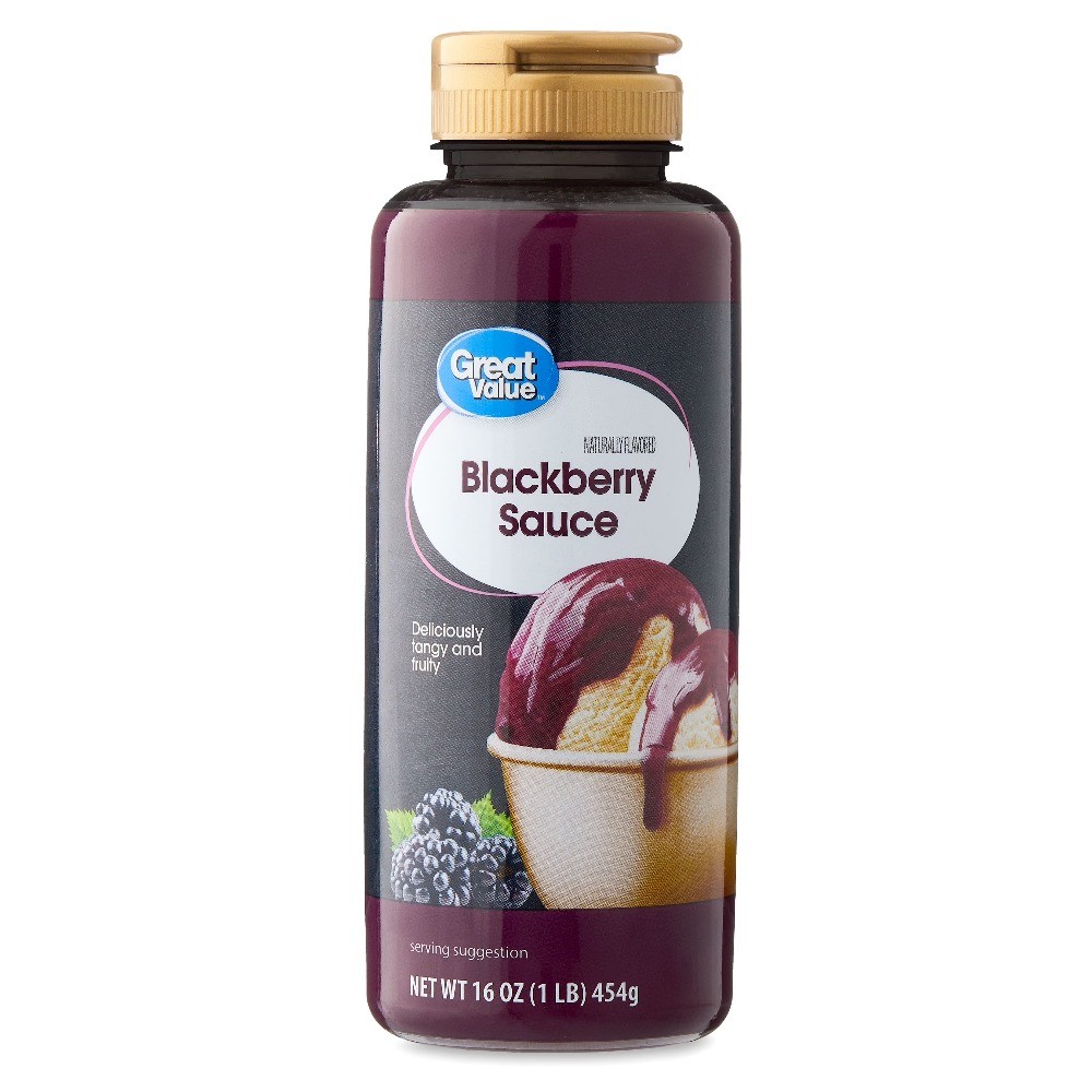 (4 pack) Great Value Blackberry Sauce