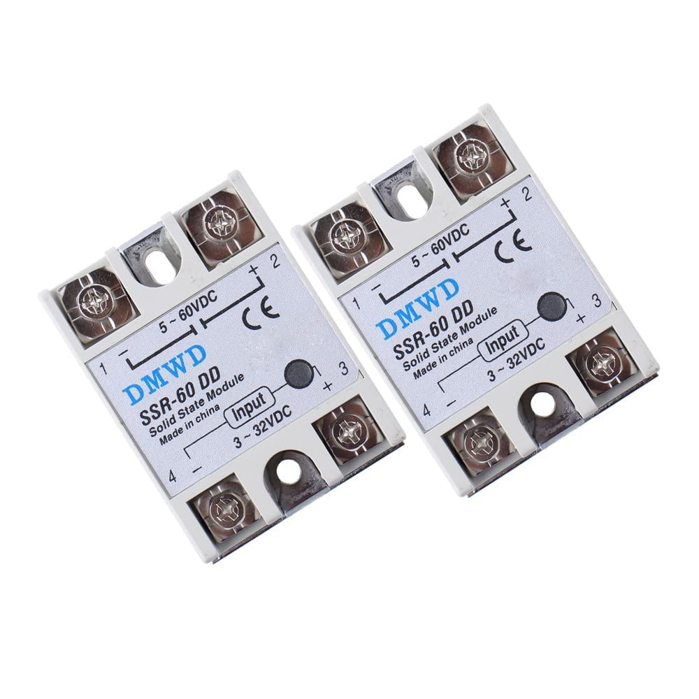 SSR60DD Solid State Relay DC To DC Input 332V Output 560V With Heat Sink