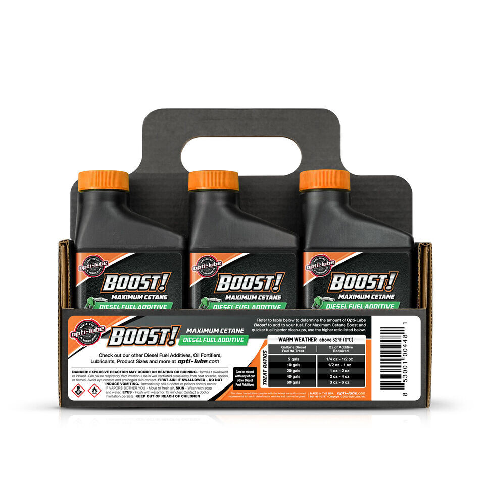 Opti-Lube Boost! Formula Diesel Fuel Additive - 8oz 6 Pack