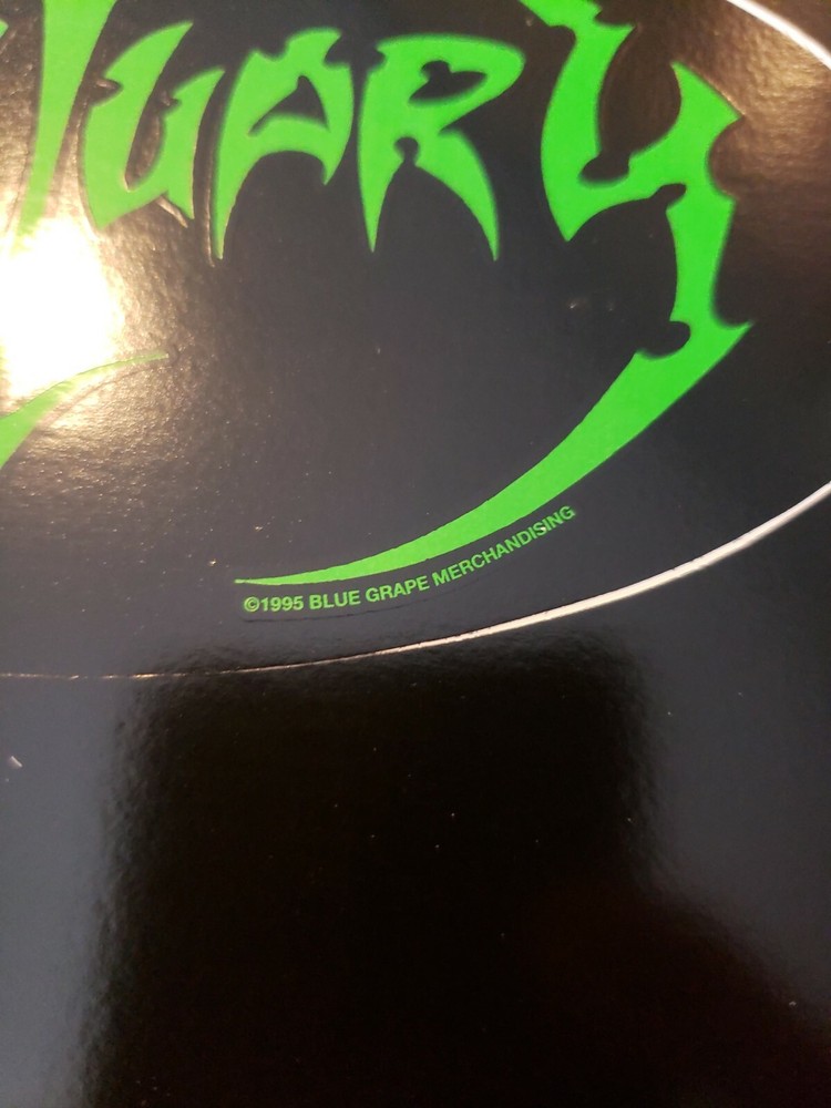 Obituary Band Sticker Decal Blue Grape NOS