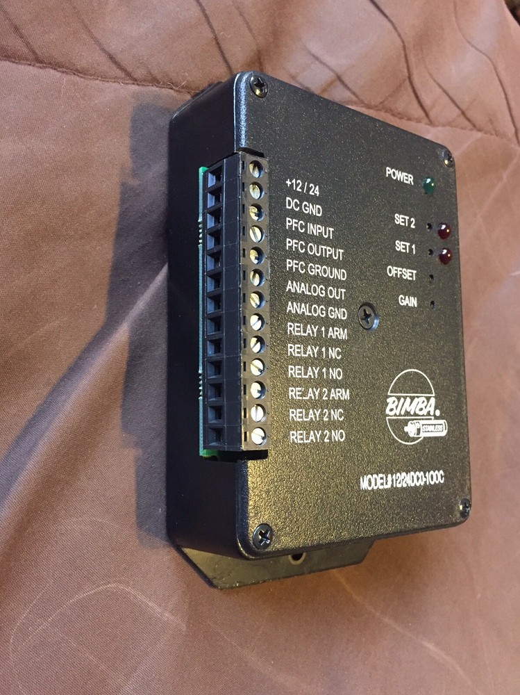 Split Core DC Current Transducer and Bimba 12/24VDC Controller